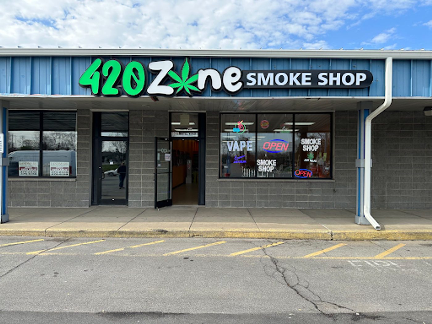 420 Zone Smoke Shop storefront at 5501 Bartel Rd, Brewerton